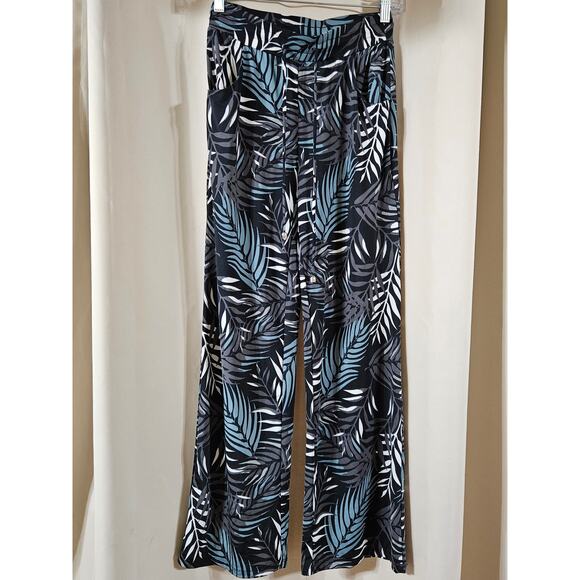 Breach Break Pants - Beach Break Bootcut Pants Size XS All Over Print Tropical‎